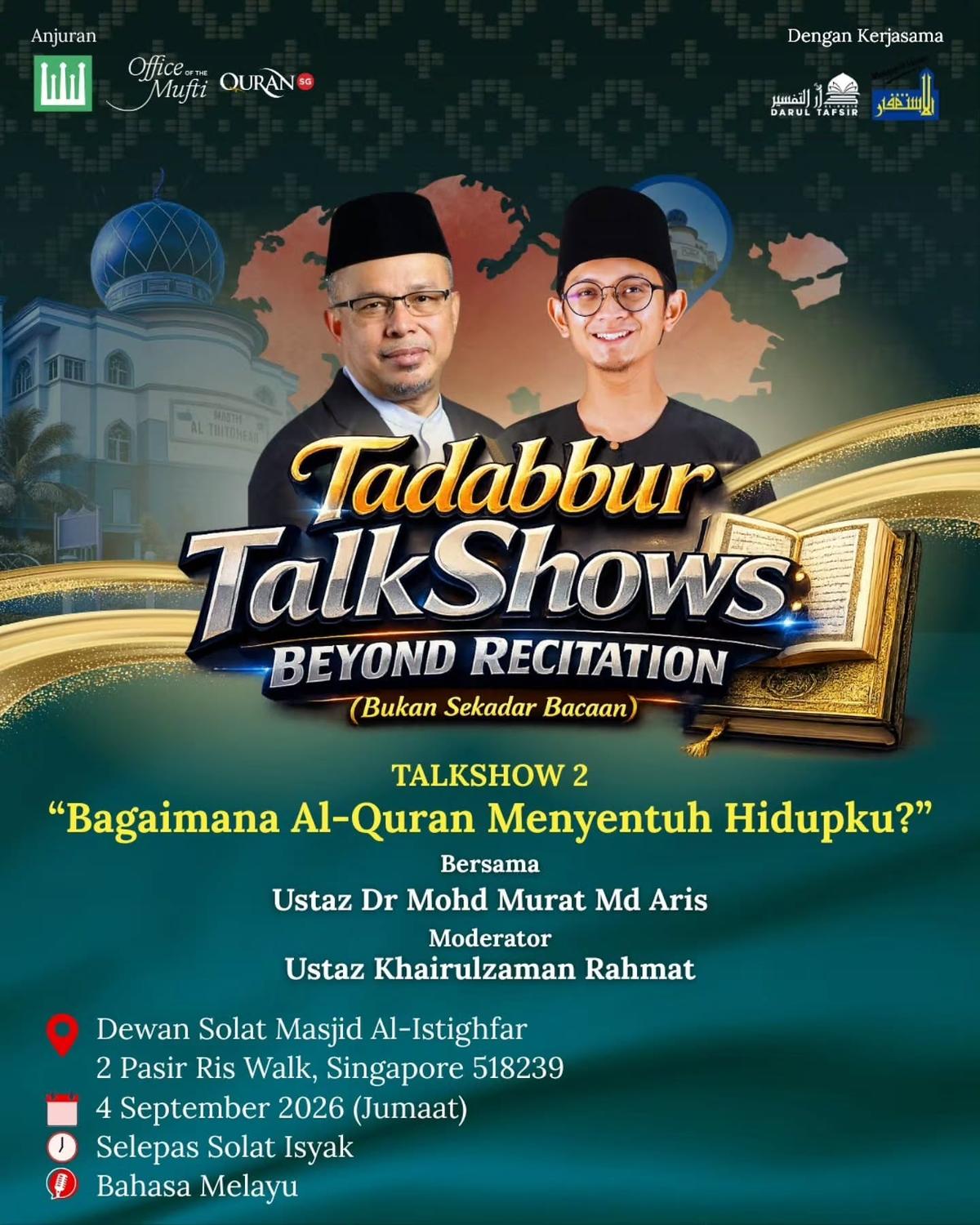 Tadabbur TalkShow: Beyond Recitation (Bukan Sekadar Bacaan)