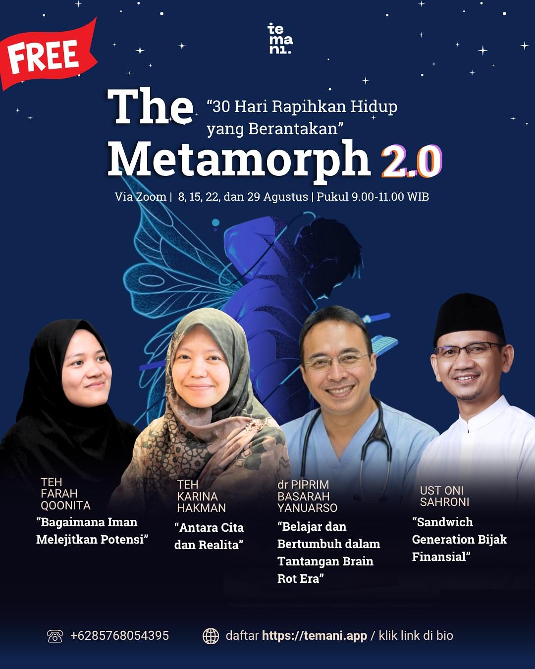 The Metamorph 2.0: 30 Hari Rapihkan Hidup yang Berantakan