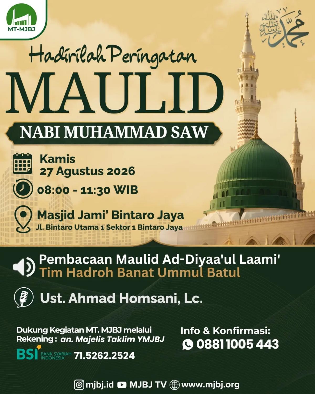 Peringatan Maulid Nabi Muhammad SAW