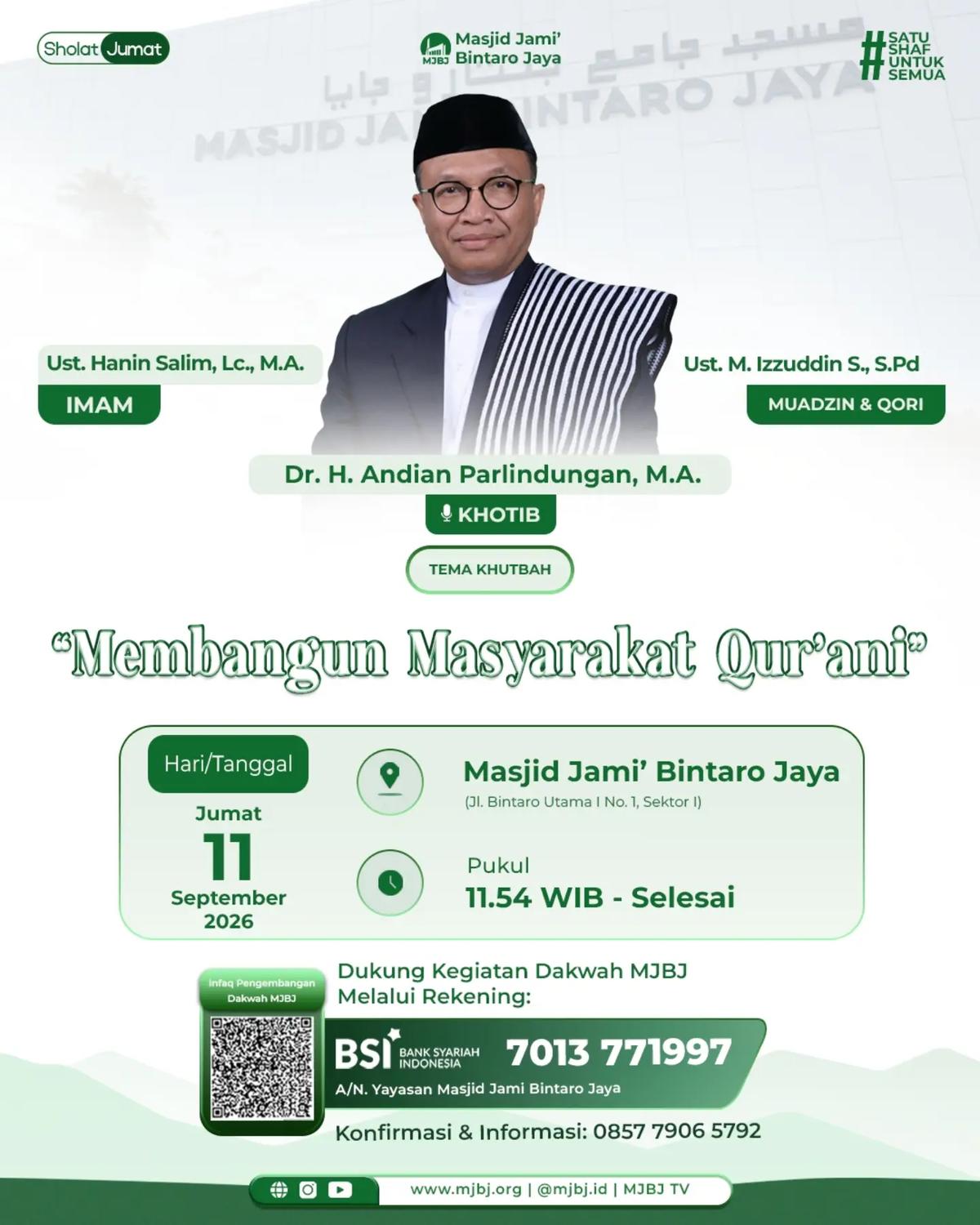Membangun Masyarakat Qur'ani