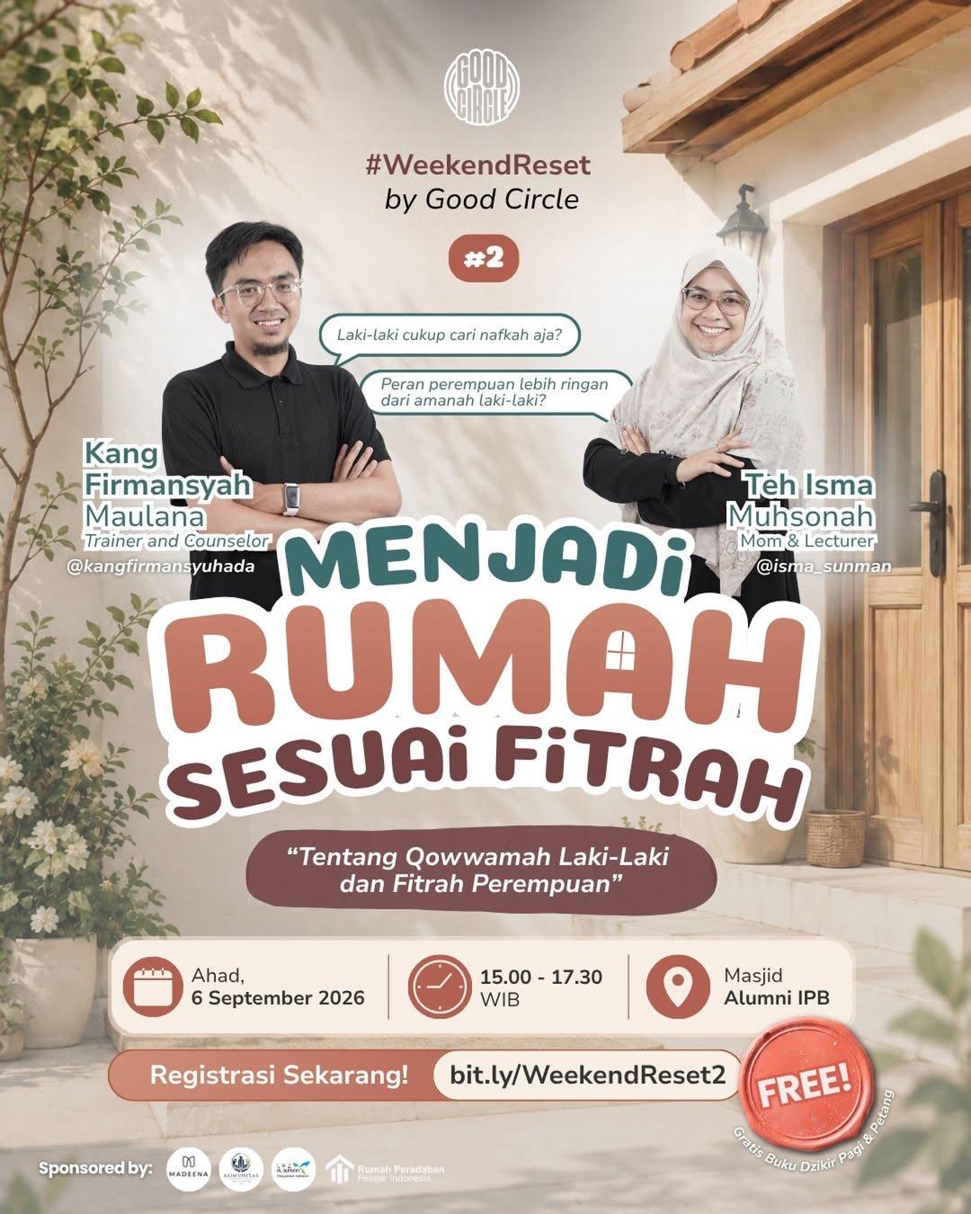 Weekend Reset #2: Menjadi Rumah Sesuai Fitrah