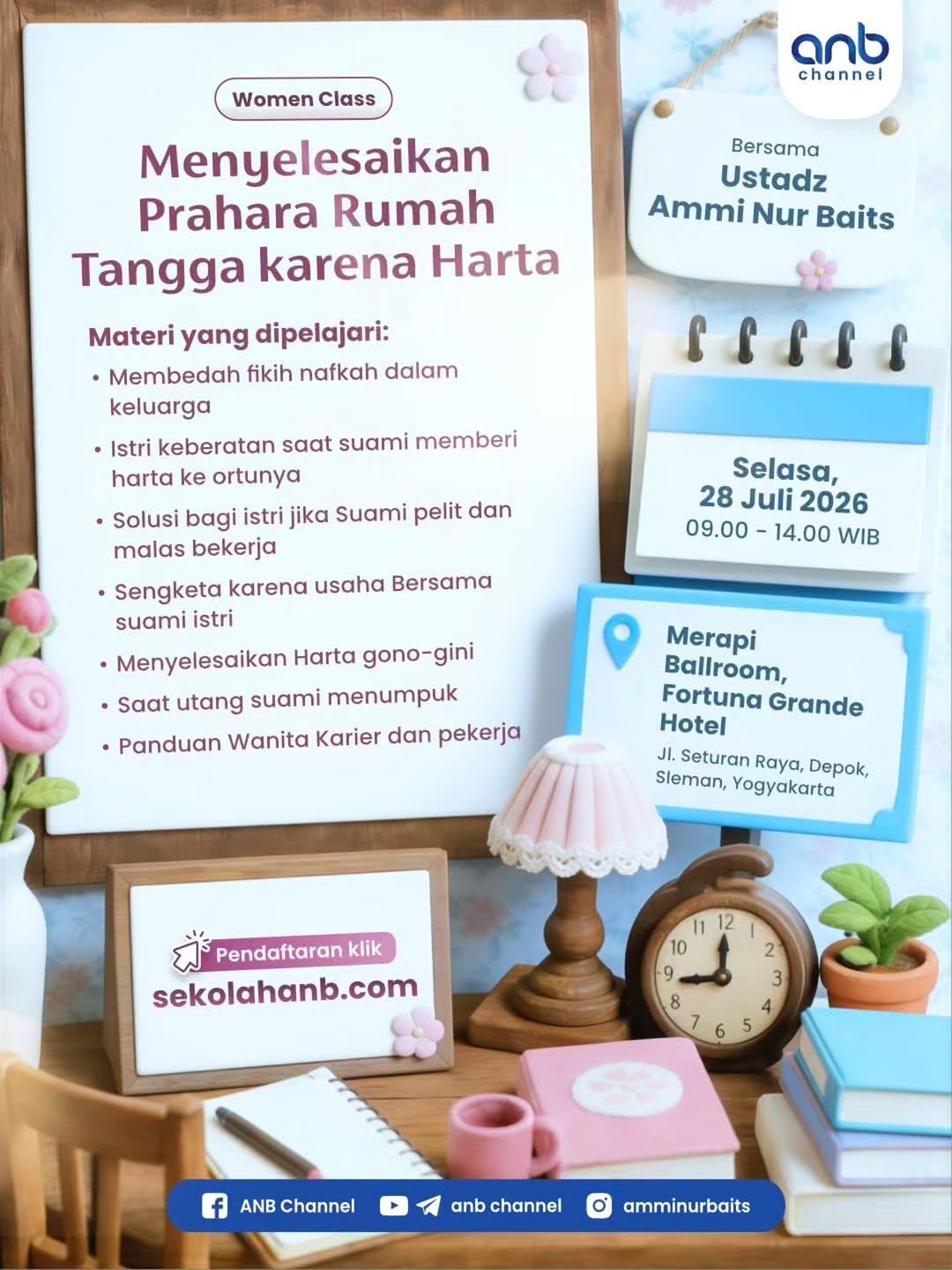 Women Class: Menyelesaikan Prahara Rumah Tangga karena Harta