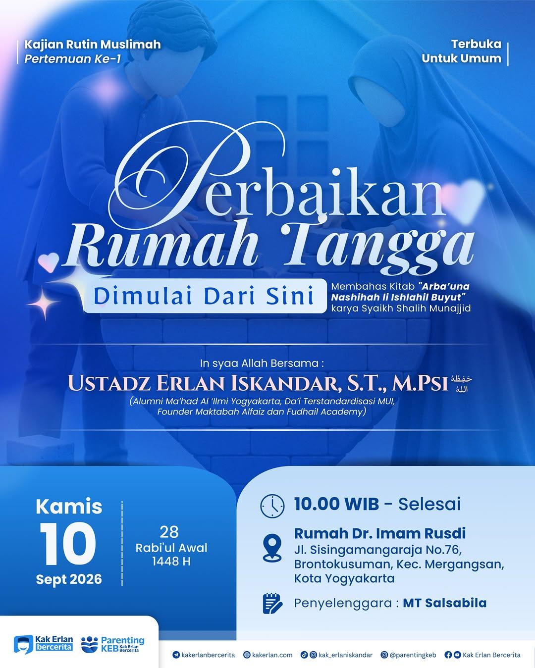 Perbaikan Rumah Tangga Dimulai dari Sini
