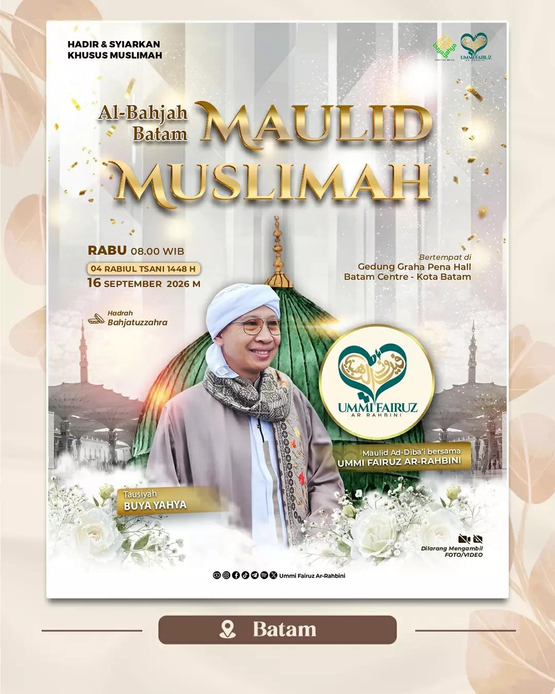 Maulid Ad-Diba'i bersama Ummi Fairuz Ar-Rahbini