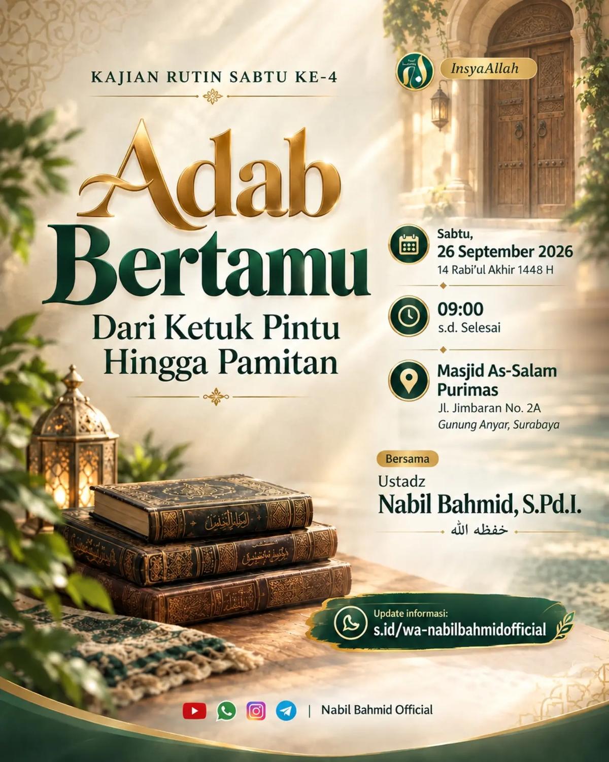 Adab Bertamu: Dari Ketuk Pintu Hingga Pamitan