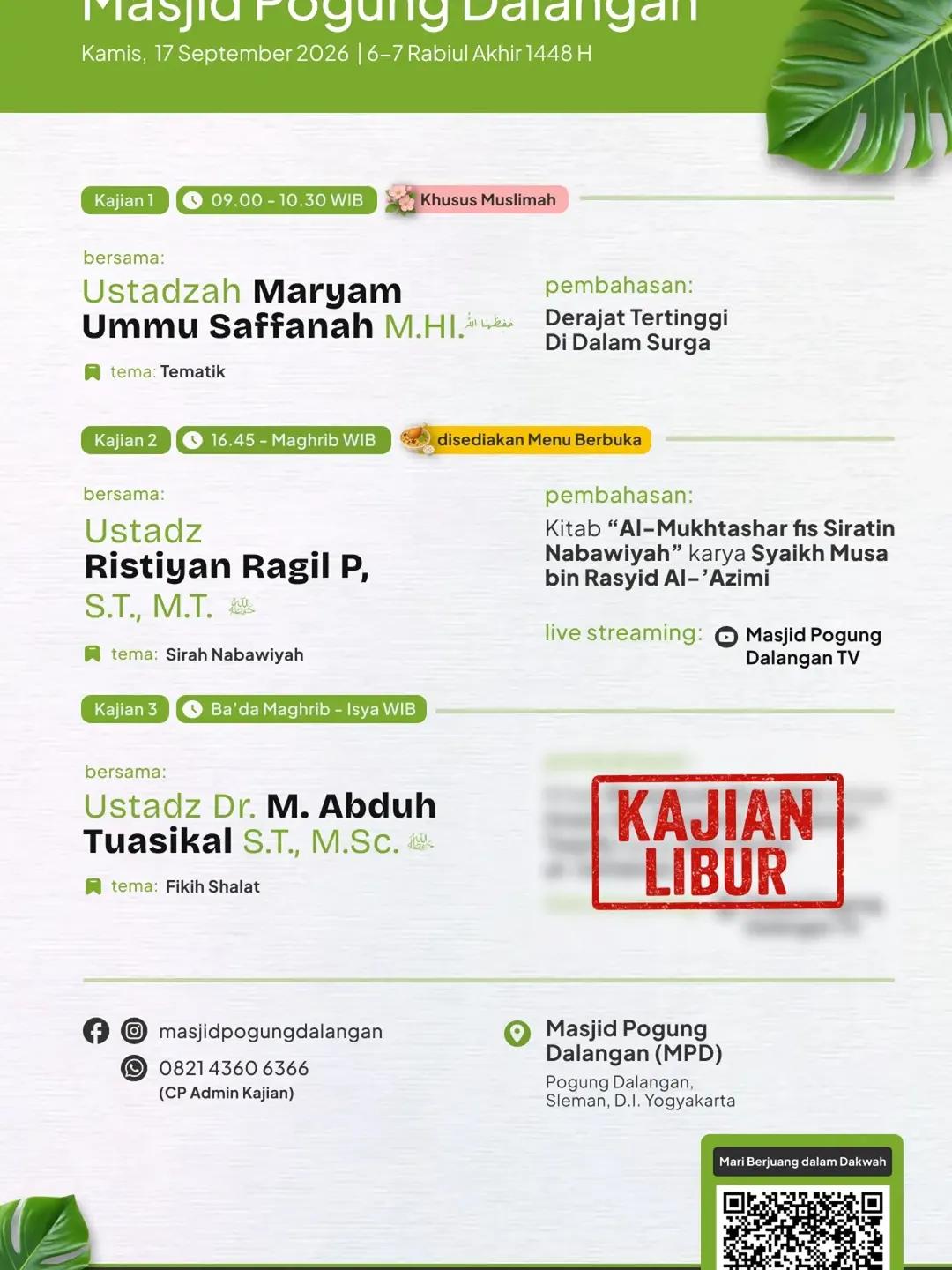 Kajian Jelang Buka Puasa Sunnah: Jatuhnya Benteng-Benteng Khaibar