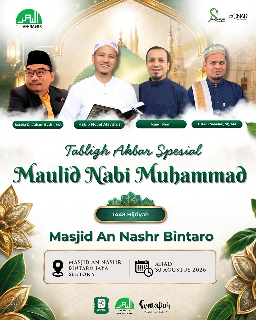 Tabligh Akbar Maulid Nabi Muhammad