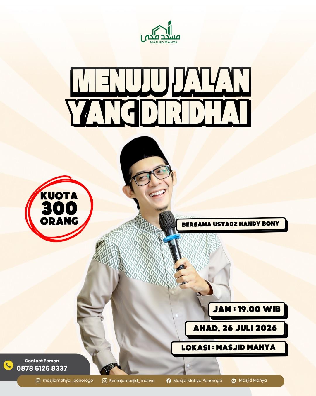 Menuju Jalan Yang Di Ridhoi