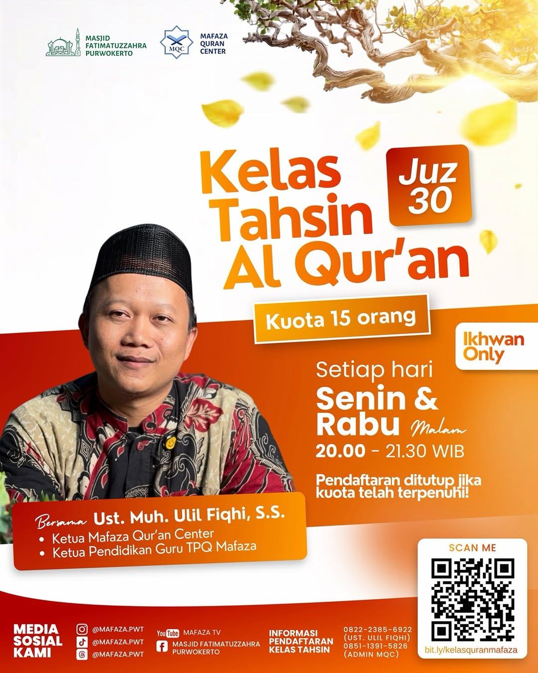 Kelas Tahsin Al-Qur’an Juz 30