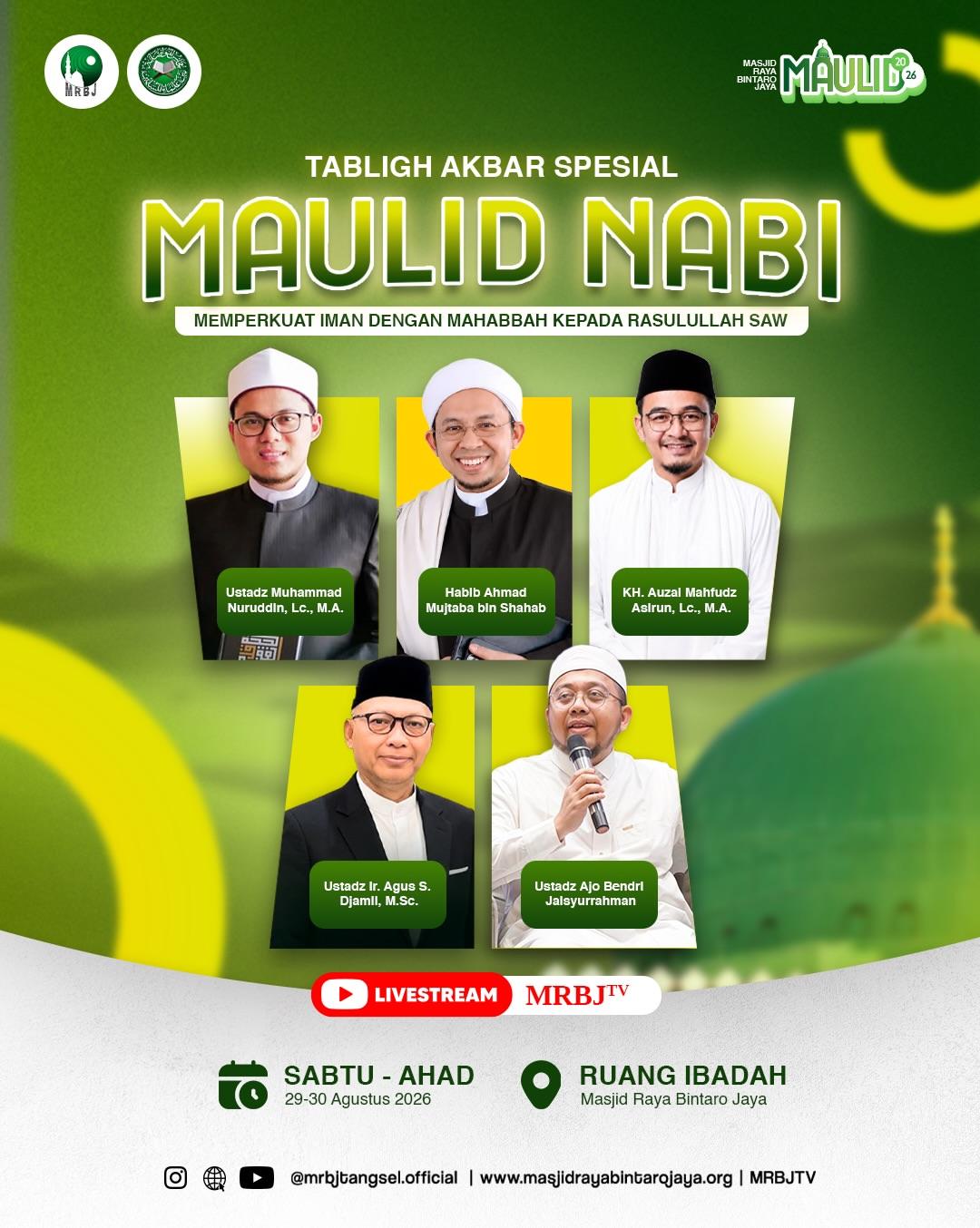 Tabligh Akbar Maulid Nabi Muhammad ﷺ