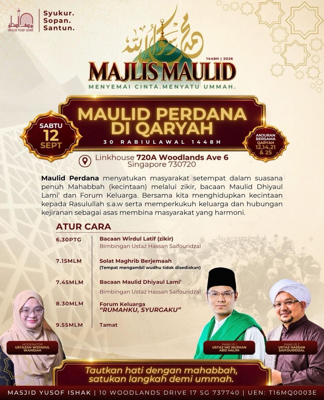 Maulid Perdana di Qaryah