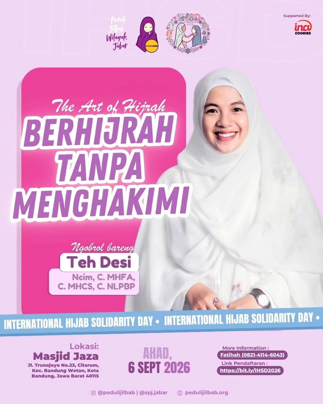International Hijab Solidarity Day 2026: The Art of Hijrah - Berhijrah Tanpa Menghakimi