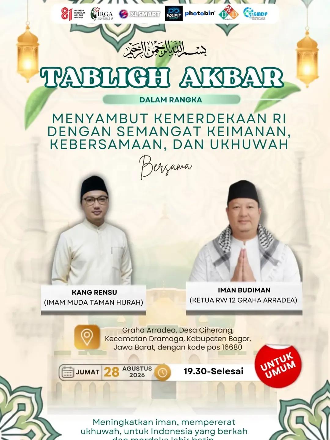 Tabligh Akbar Dalam Rangka Menyambut Kemerdekaan RI