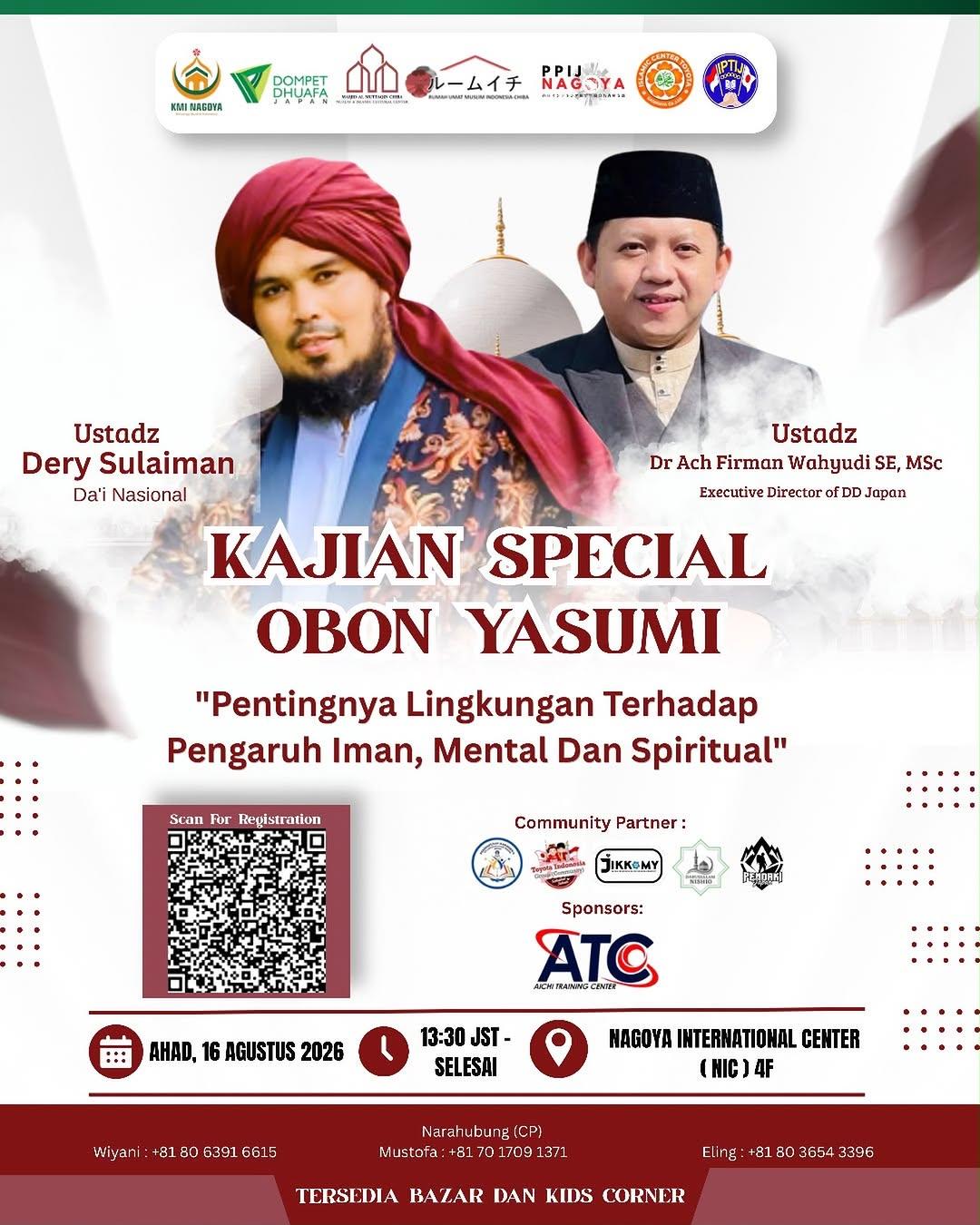 Kajian Special Nagoya: Pentingnya Lingkungan Terhadap Pengaruh Iman, Mental Dan Spiritual
