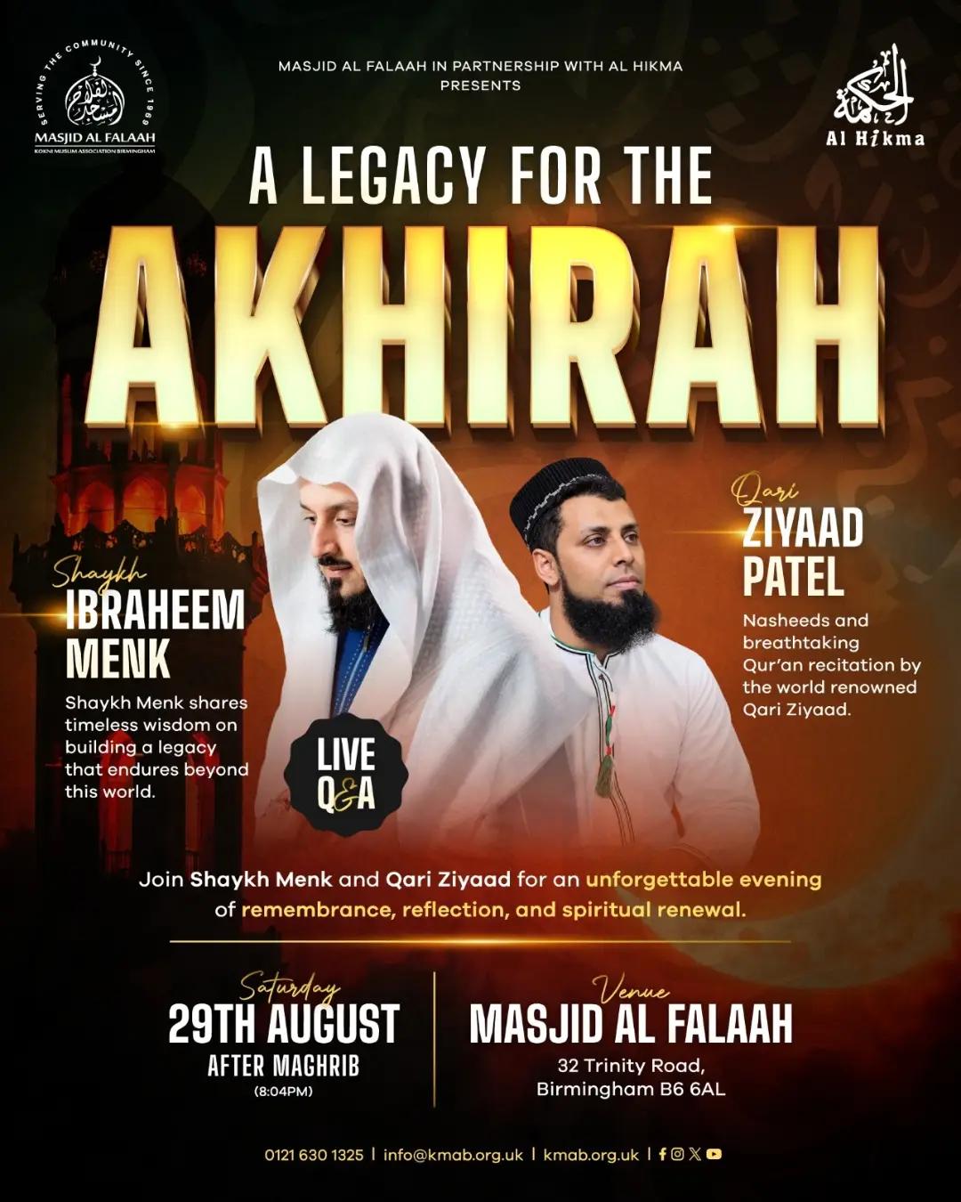 A Legacy for the Akhirah