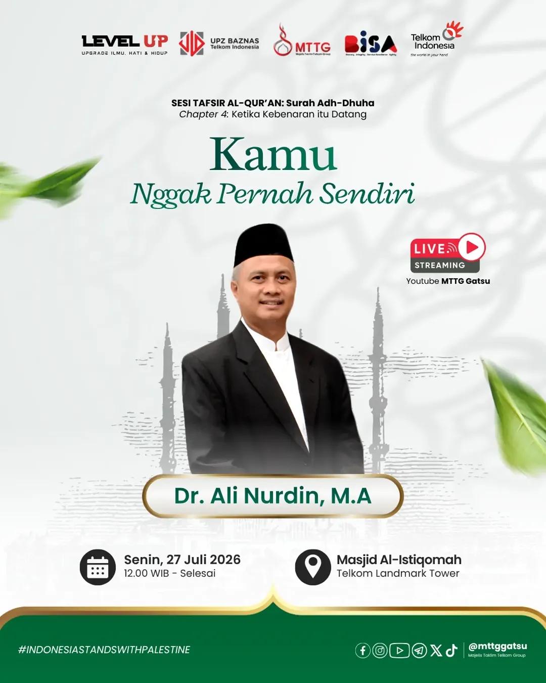 Level Up MTTG – Sesi Tafsir Al-Qur'an: Surah Adh-Dhuha