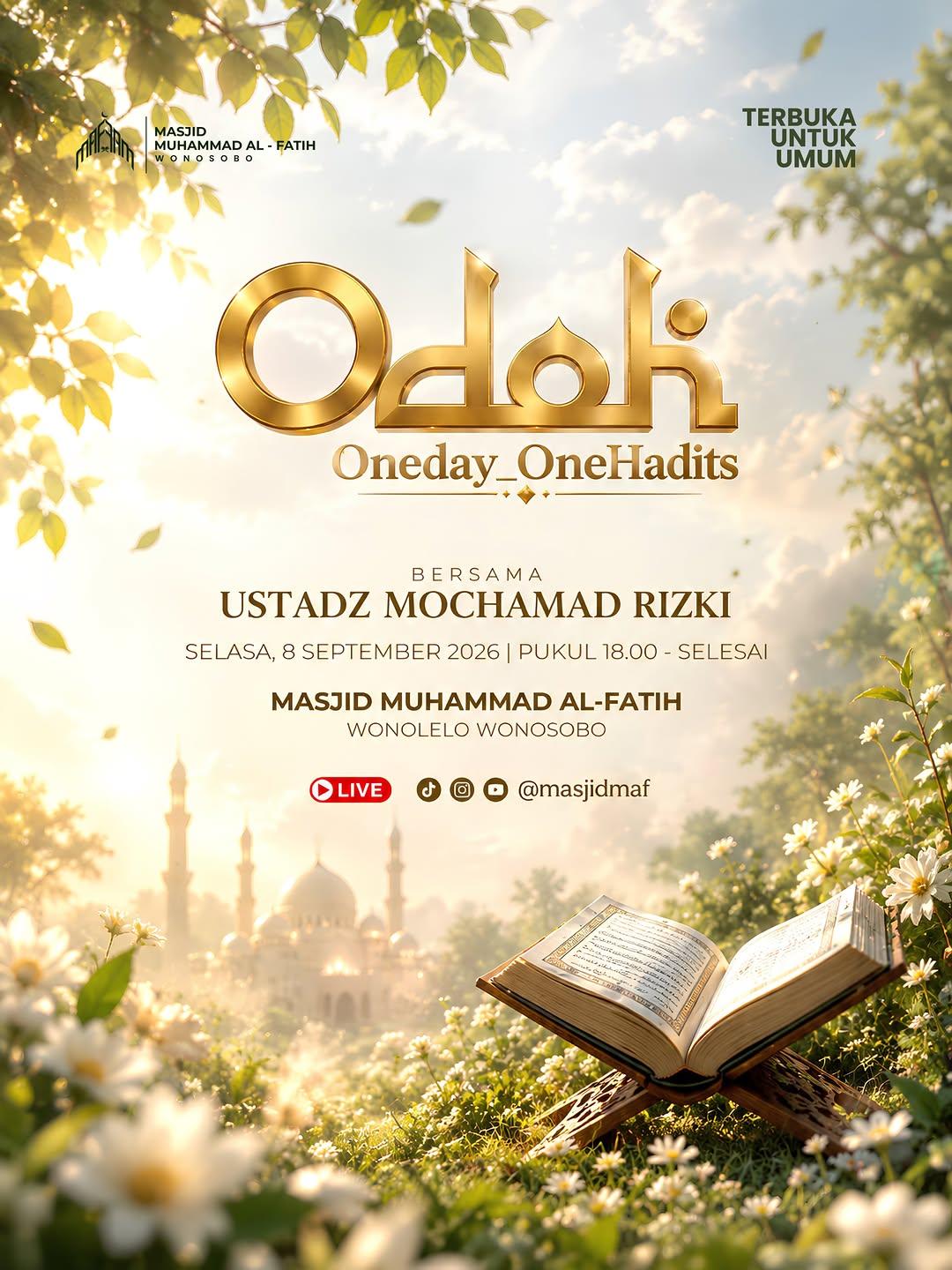 Kajian ODOH (One Day One Hadits)