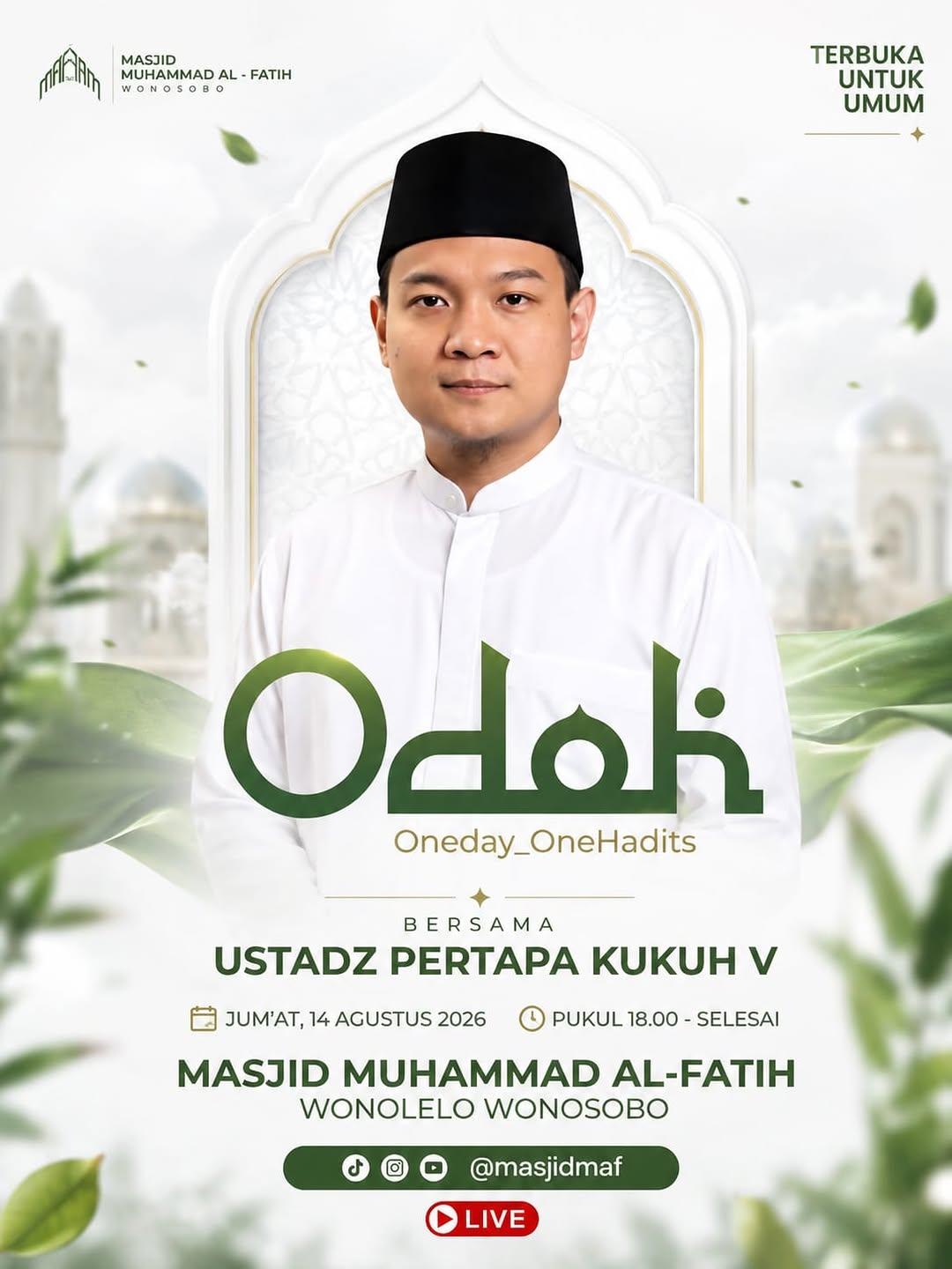 Kajian One Day One Hadist (Odoh)
