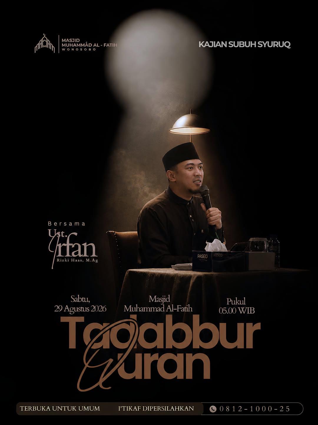 KAJIAN SUBUH SYURUQ — TADABBUR QUR’AN