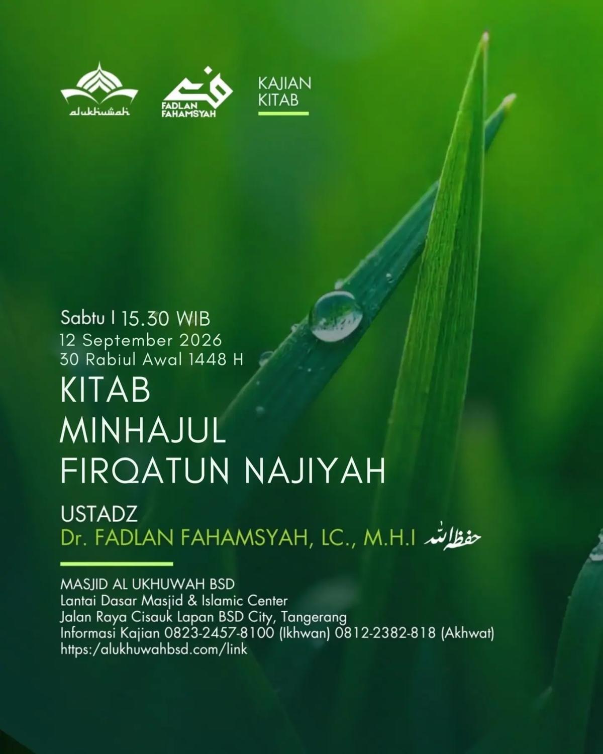 Kitab Minhajul Firqatun Najiyah