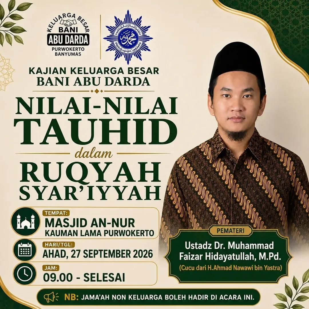 Kajian Nilai-Nilai Tauhid dalam Ruqyah Syar'iyyah