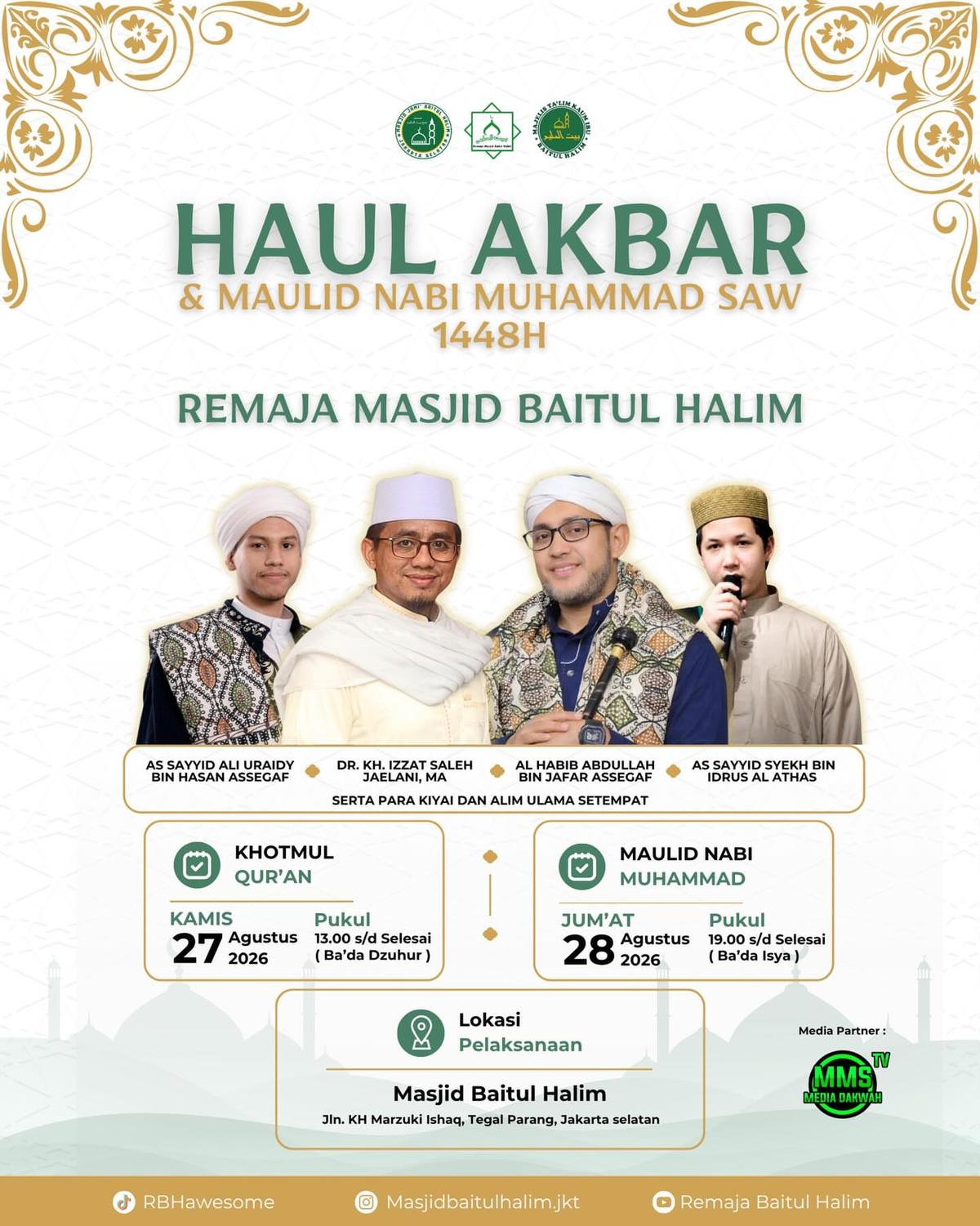 Peringatan Maulid Nabi Muhammad SAW 1448 H