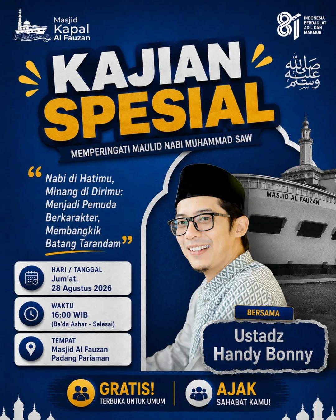 Nabi di Hatimu, Minang di Dirimu: Menjadi Pemuda Berkarakter, Membangkik Batang Tarandam