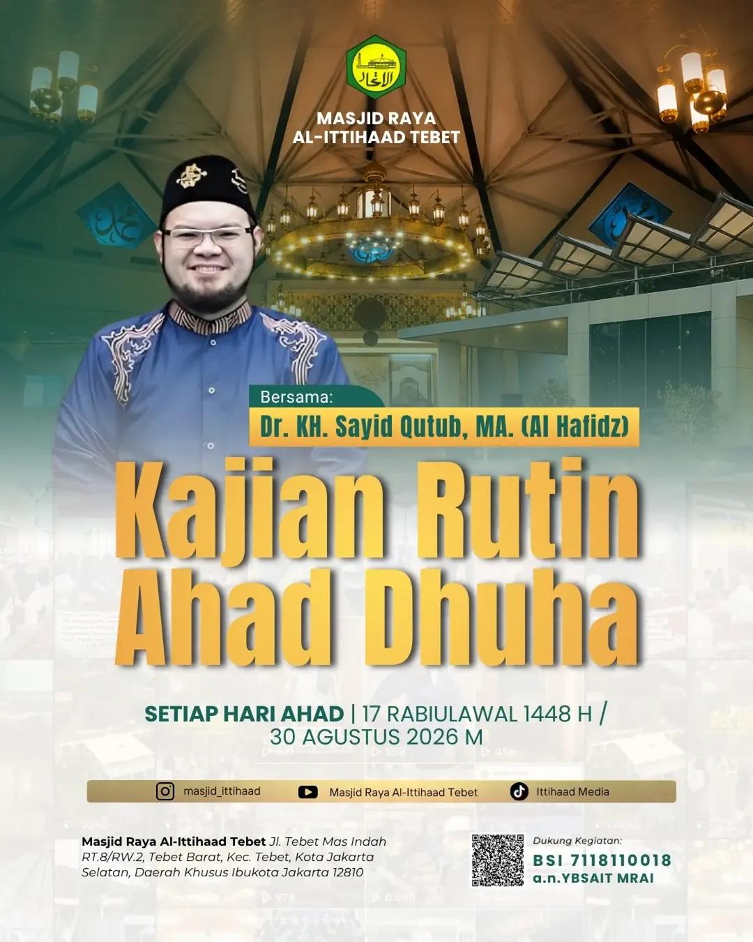 Kajian Rutin Ahad Dhuha