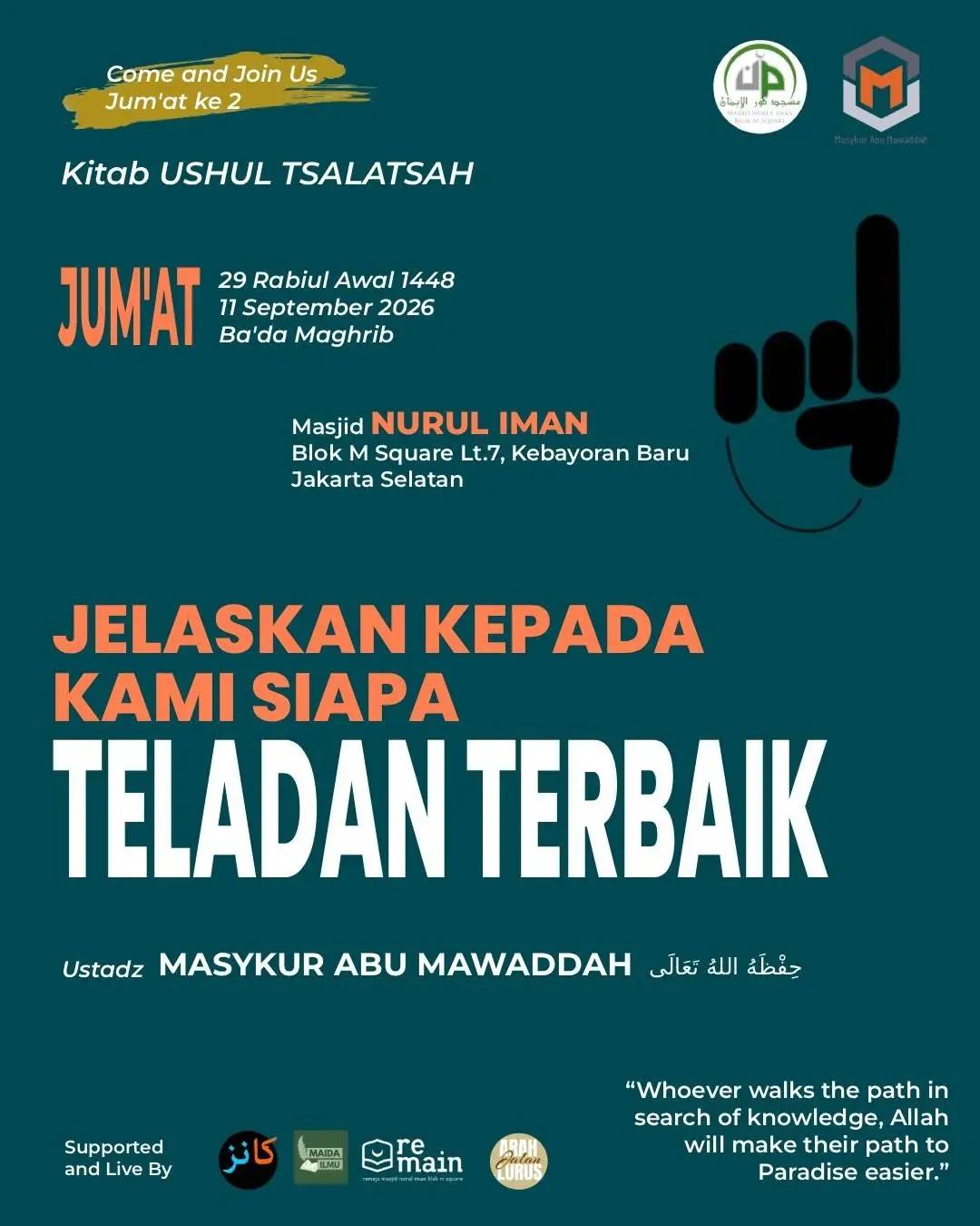 Kajian Rutin Kitab Ushul Tsalatsah