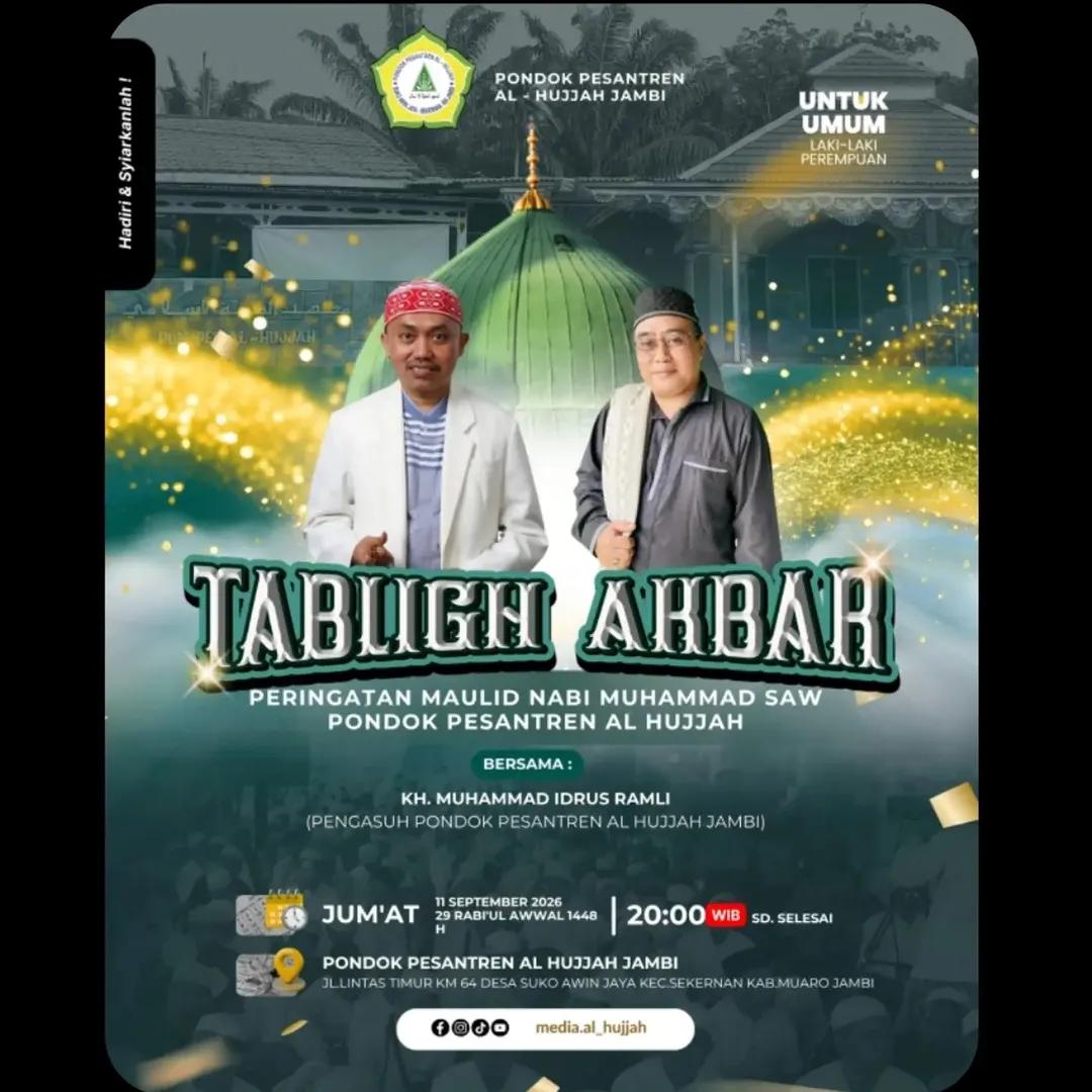 Tabligh Akbar Peringatan Maulid Nabi Muhammad SAW