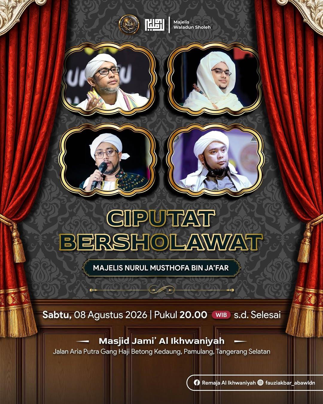 Ciputat Bersholawat Majelis Nurul Musthofa