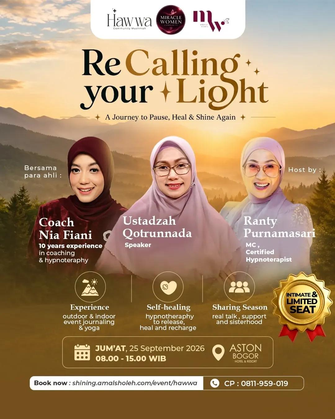 ReCalling Your Light — A Journey to Pause, Heal & Shine Again