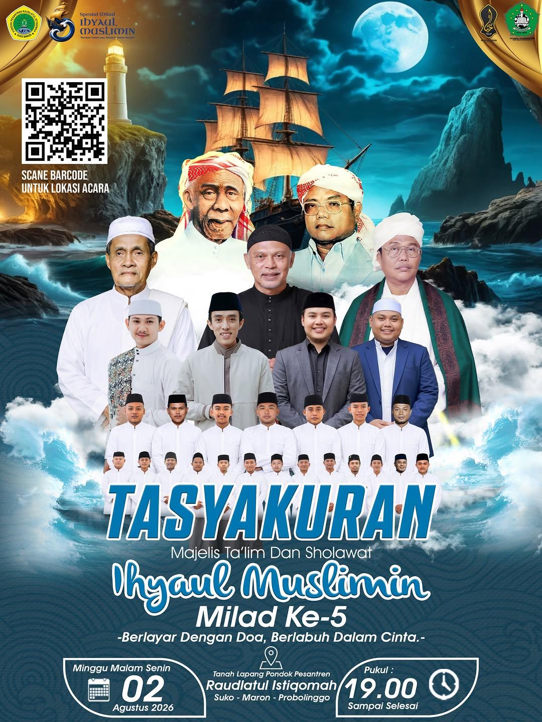 Tasyakuran Milad Ke-5 Majelis Ta'lim dan Sholawat Ihyaul Muslimin