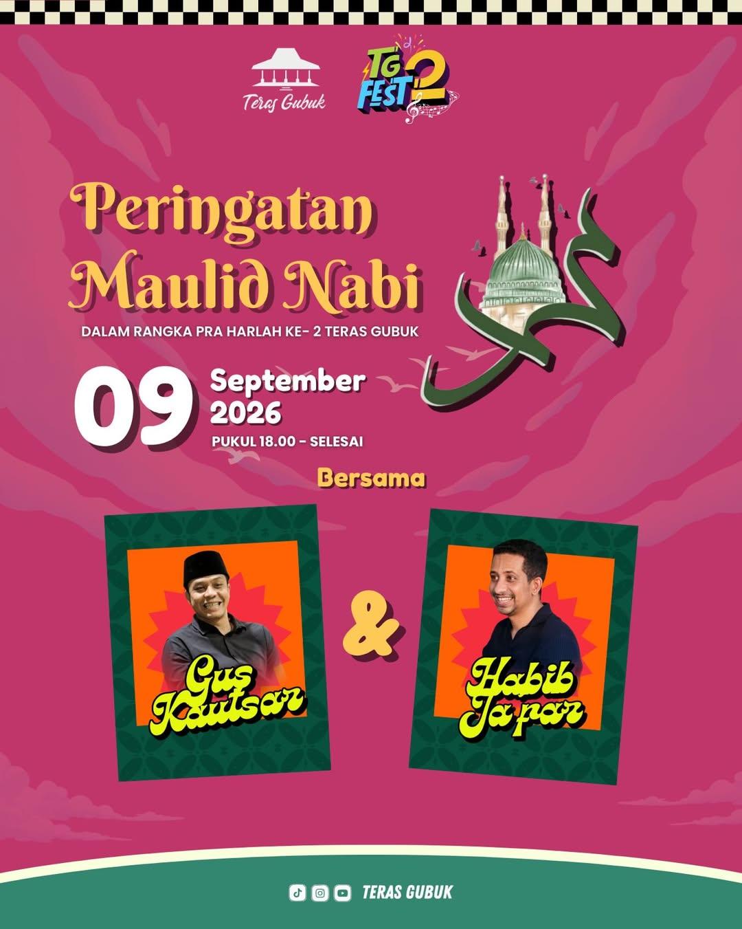 Pengajian Rutin Teras Gubuk & Peringatan Maulid Nabi Muhammad SAW