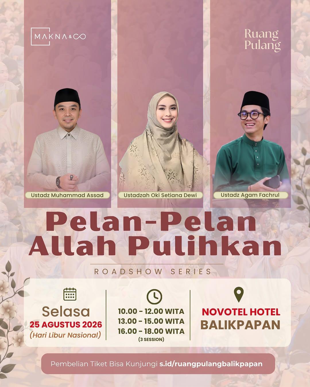 Ruang Pulang Roadshow Series: Pelan-Pelan Allah Pulihkan
