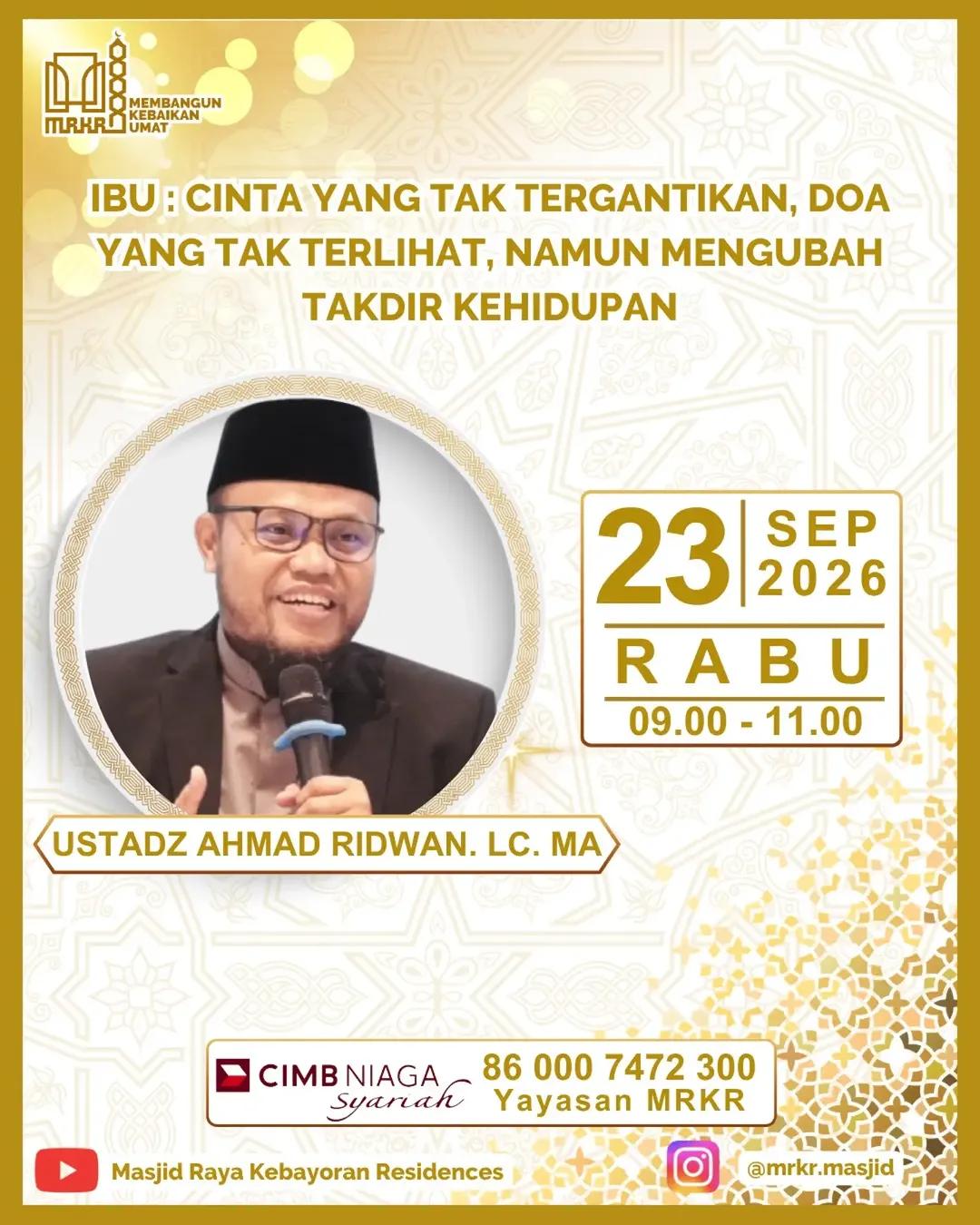 IBU: CINTA YANG TAK TERGANTIKAN, DOA YANG TAK TERLIHAT, NAMUN MENGUBAH TAKDIR KEHIDUPAN