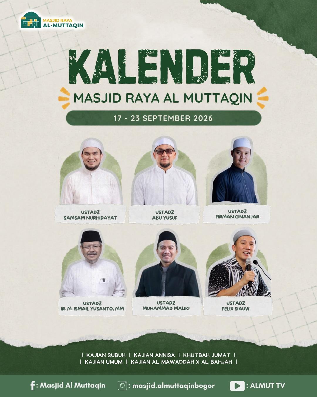 Kajian Al Mawaddah x Al Bahjah