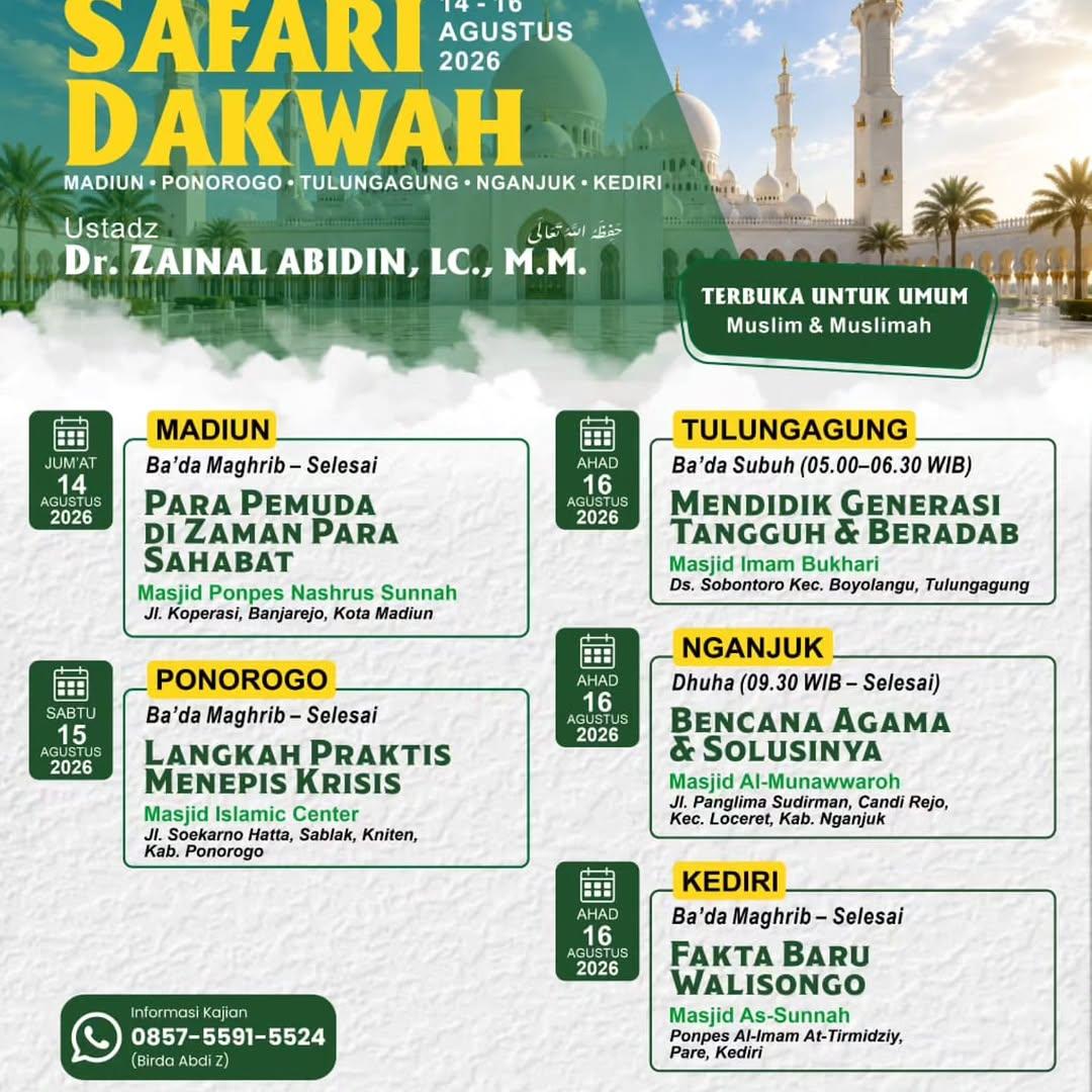 Safari Dakwah: Mendidik Generasi Tangguh & Beradab