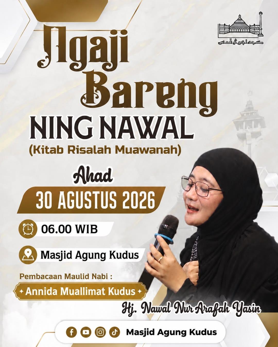 Ngaji Rutin Bareng Ning Nawal (Kitab Risalah Muawanah)