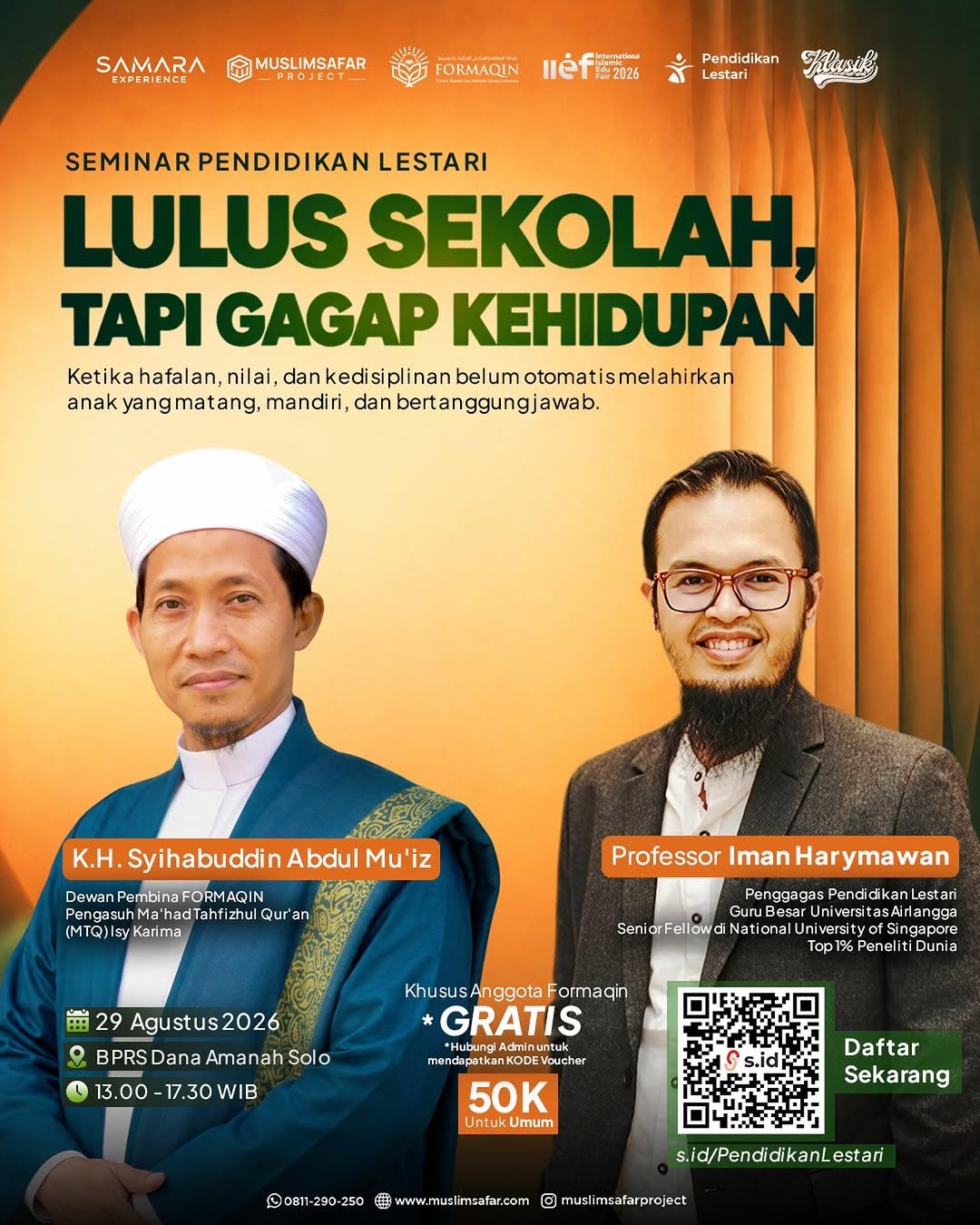 Seminar Pendidikan Lestari: Lulus Sekolah, Tapi Gagap Kehidupan