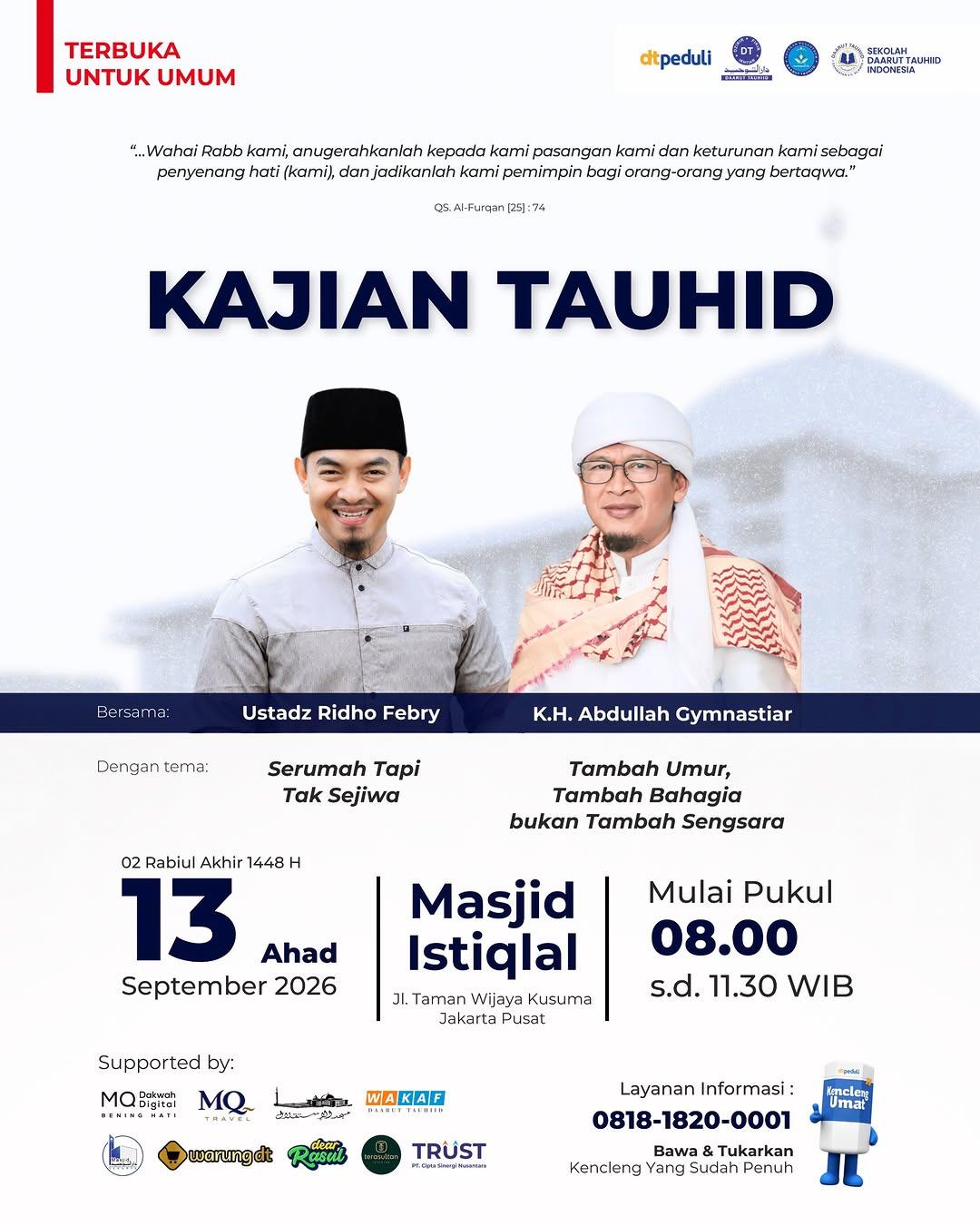 Kajian Tauhid: Serumah Tapi Tak Sejiwa
