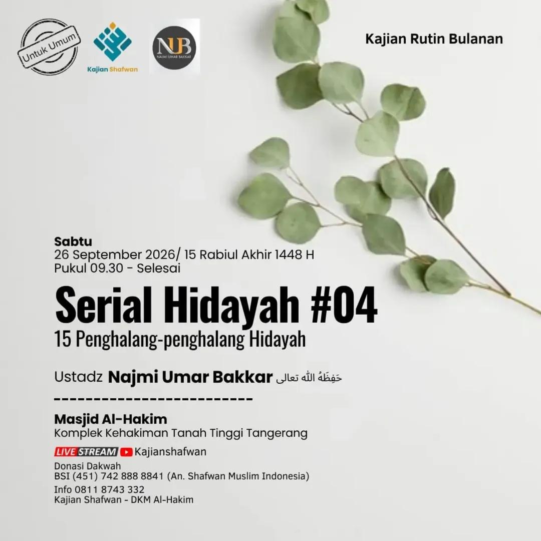 Hidayah #04: 15 Penghalang-penghalang Hidayah