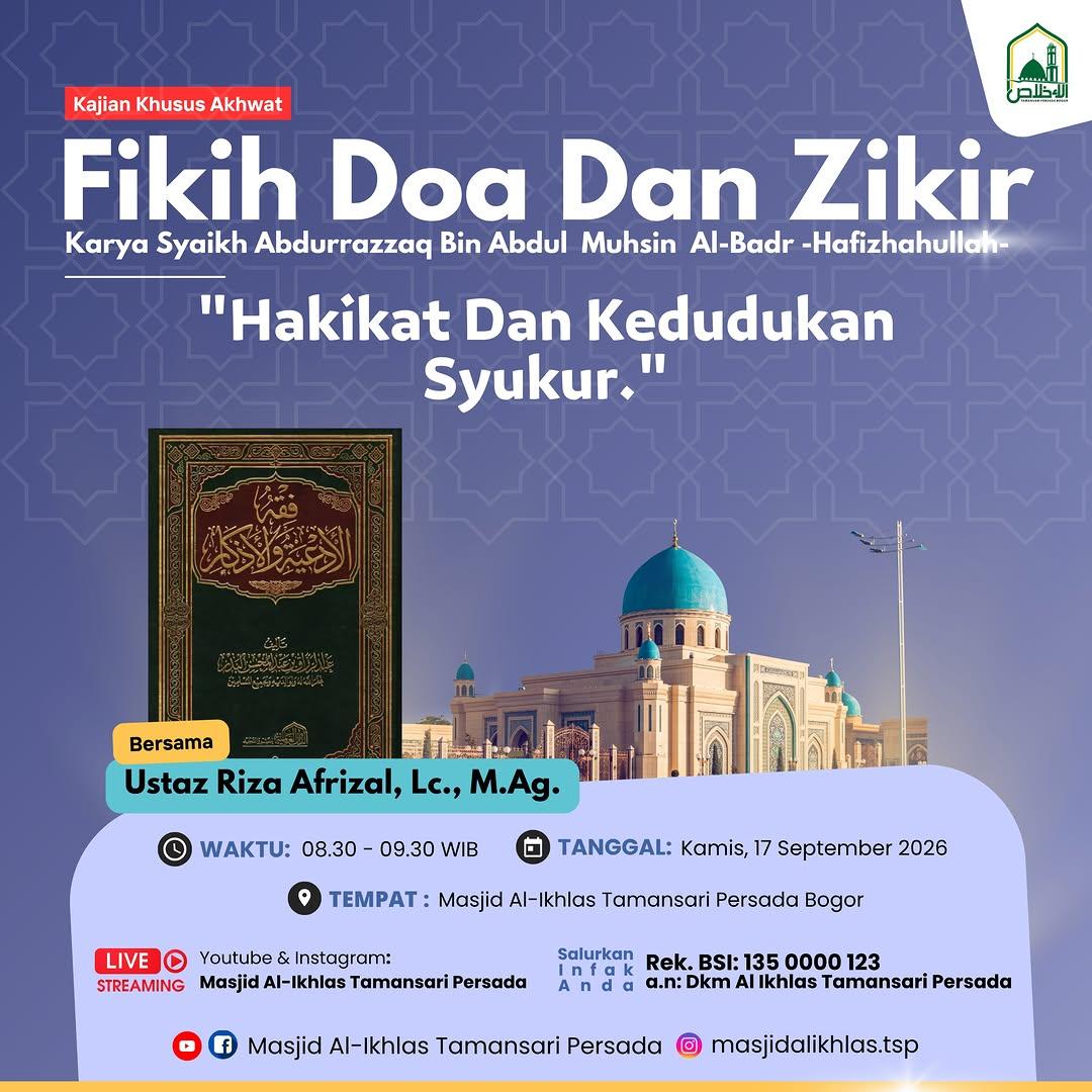 Hakikat Dan Kedudukan Syukur