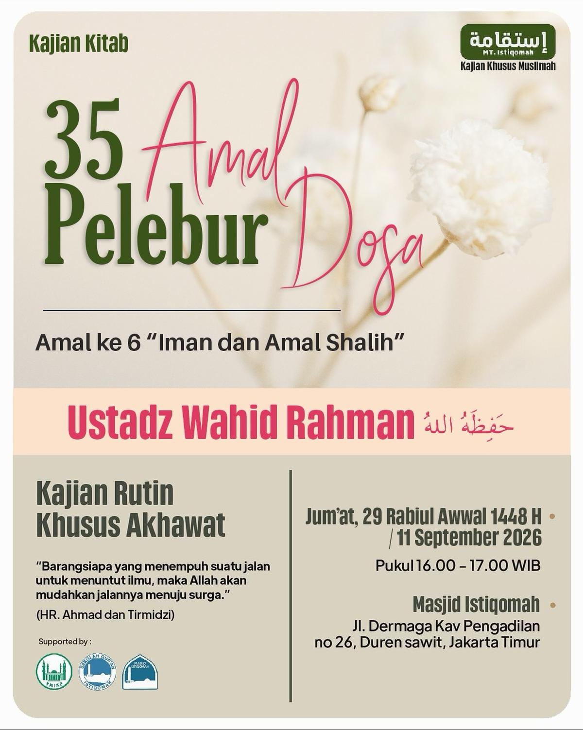 35 Amal Pelebur Dosa