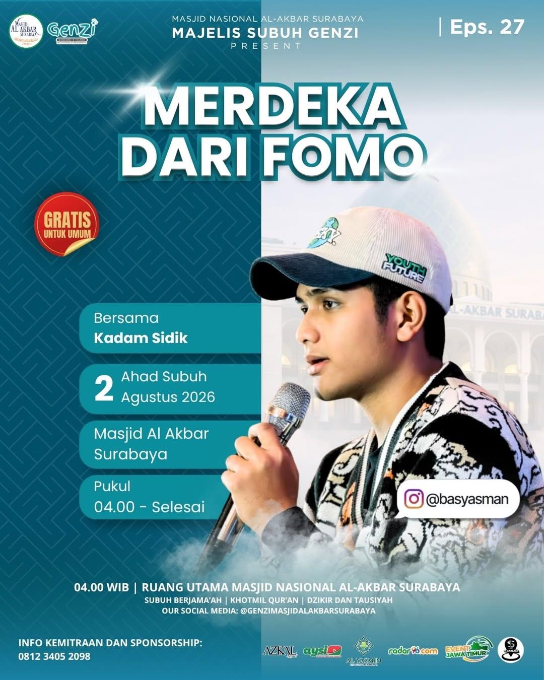 Majelis Subuh GenZi episode ke-27: MERDEKA DARI FOMO