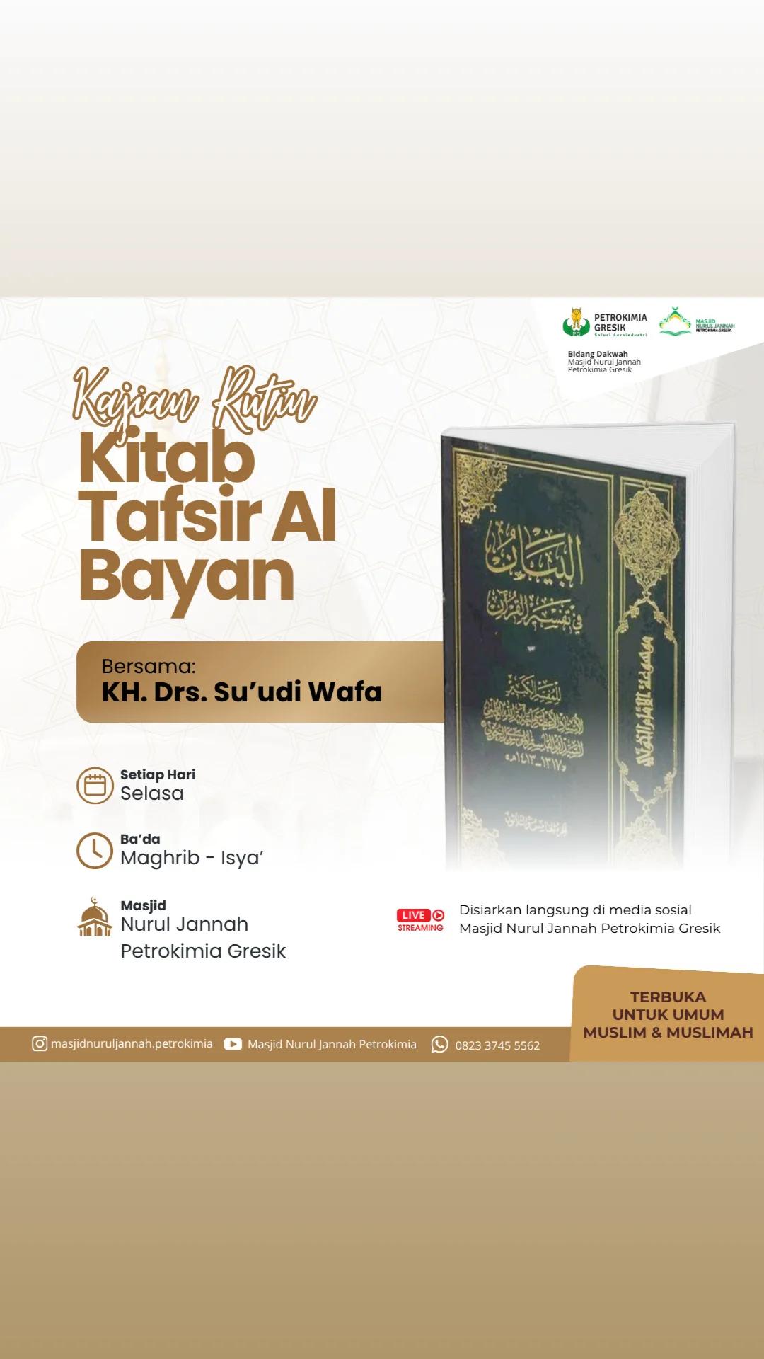 Kajian Kitab Tafsir Bayan