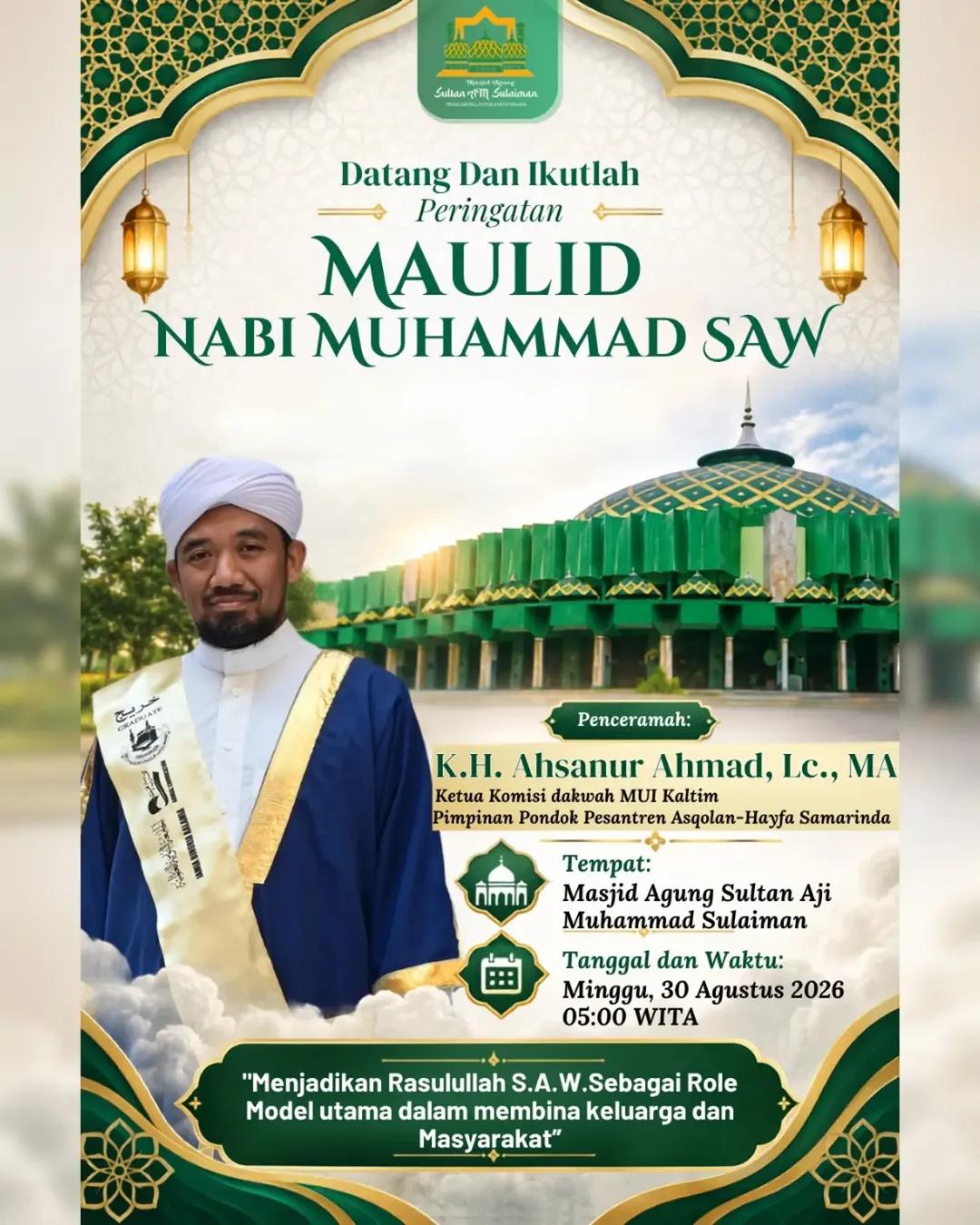 Peringatan Maulid Nabi Muhammad SAW 1448 H