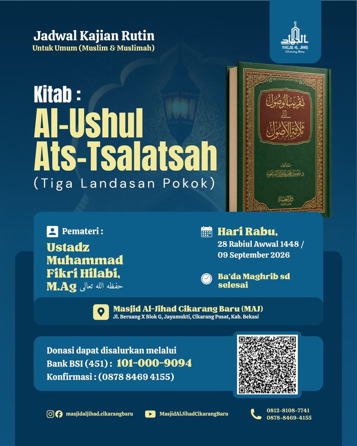 Majelis Taman Surga - Kajian Kitab Al-Ushul Ats-Tsalatsah