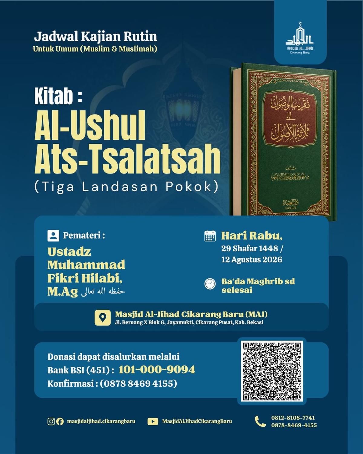 Majelis Taman Surga - Kajian Kitab Al-Ushul Ats-Tsalatsah