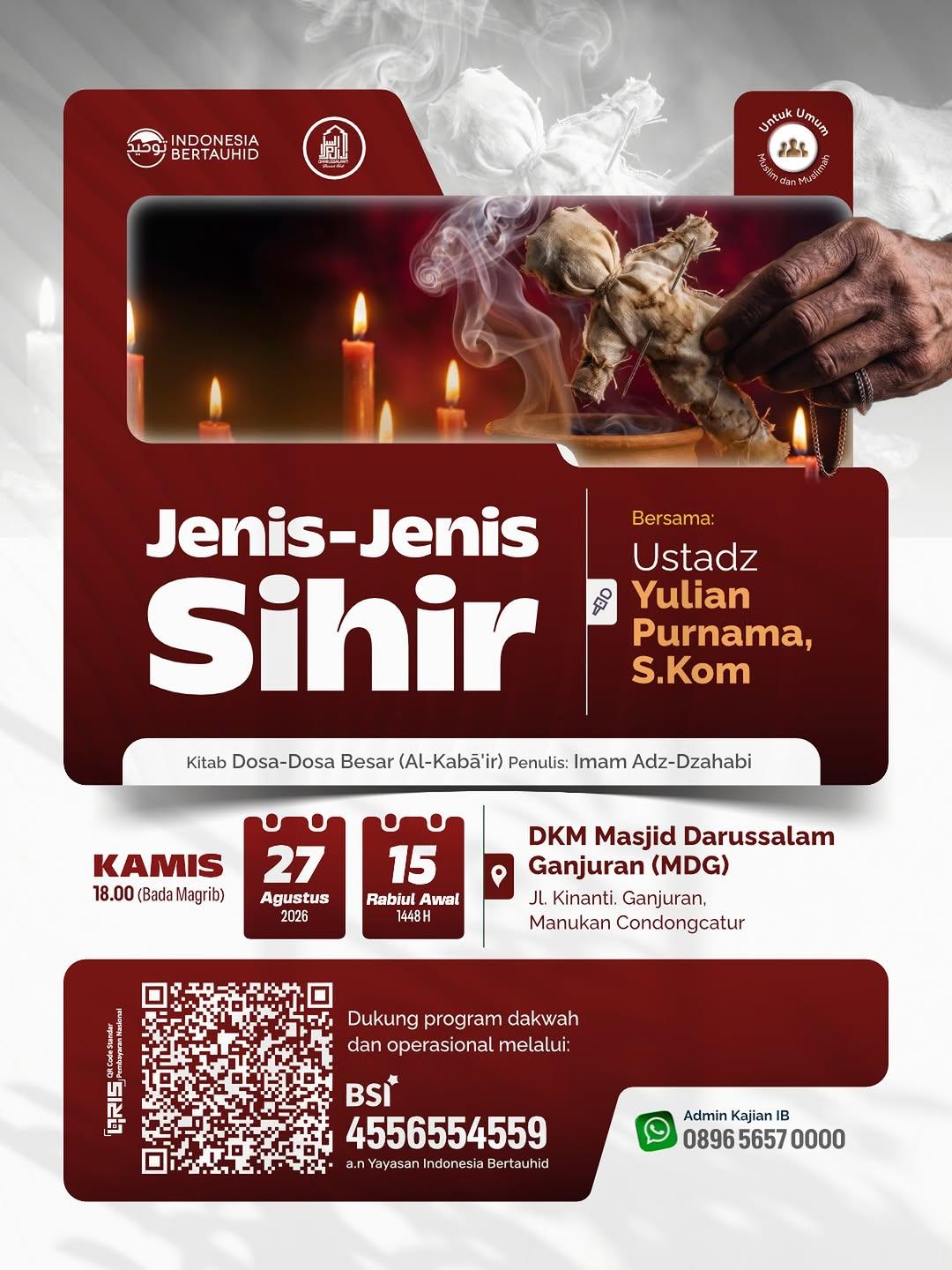 Kajian Rutin Islam: Jenis-jenis Sihir